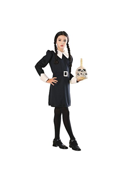 MY Kostüm Addams Family Wednesday Çocuk Kostümü