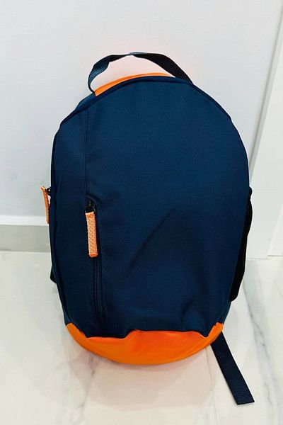 chantacim Orange Navy Blue Sports Backpack