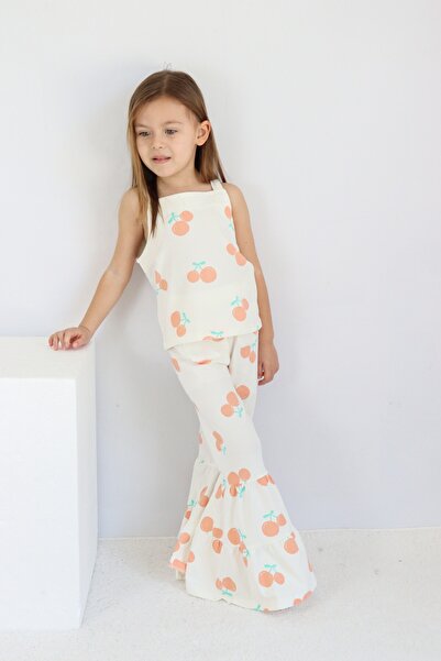 Harika KIDS Girl's Sleeveless Flare Leg Summer Basic Set 2-5 Years