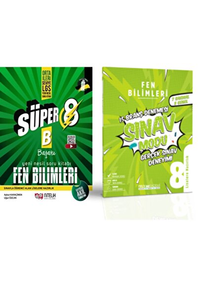 Nitelik Yayınları 8.sınıf Yeni Nesil Süper Fen Bilimleri Soru Kitabı + 8. Sın...