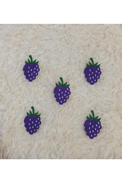 Hanzade Felt Blackberry Figure 10 Pieces