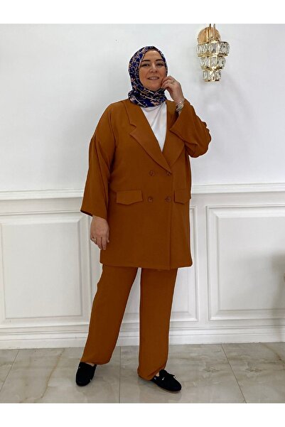 emsale Tesettür Takım | Sıla | Kiremit - Ems