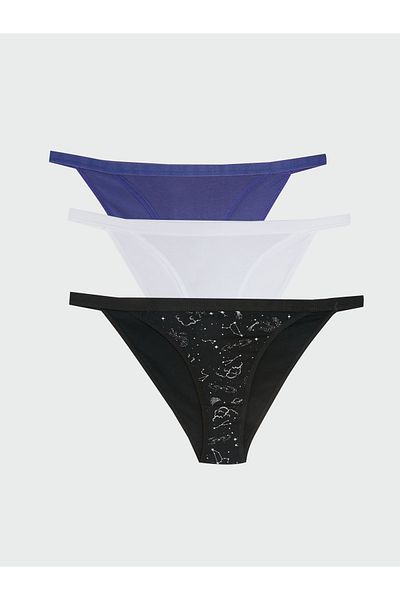 LC Waikiki Pack of 3 Patterned Bikini Panties