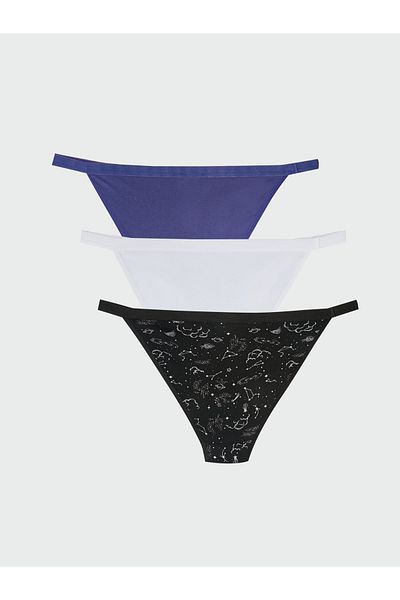 LC Waikiki Pack of 3 Patterned Bikini Panties