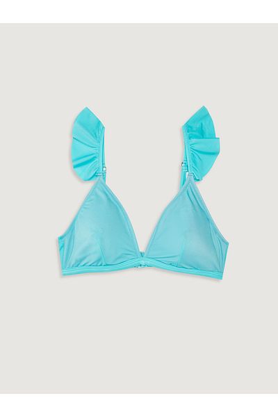 LC Waikiki Damska góra od bikini ze szczegółowymi falbankami