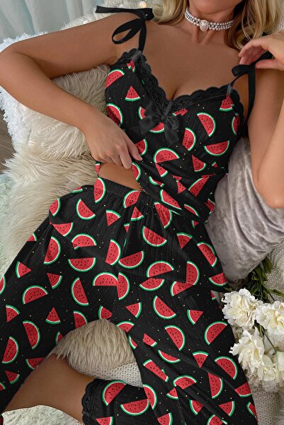 PEMBİŞ HOMEWEAR Set de pijamale cu suspensie Paila pepene galben