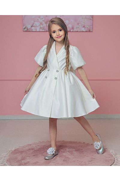 Kids By Feyza Collection 2023 Satin Dress