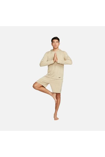 Nike Yoga Dri-fit Restore Training Training Hoodie Men's Beige Sweatshirt Dq4886-072
