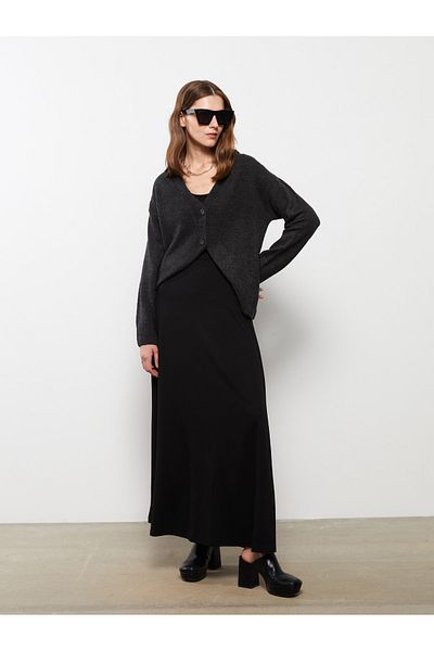 LC Waikiki Gerader Damenrock – elastische Taille