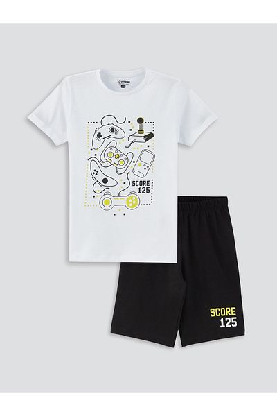 LC Waikiki Pyjama - Weiß - Print