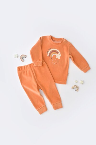 BabyCosy Babycsy Organik Kadife Star Alt&üst Takım