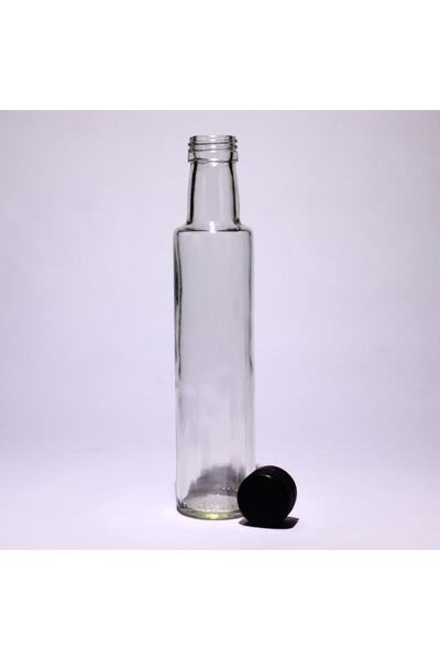 İzorya Olive Oil Bottle Oil Pot Sauce Bowl Vinegar 250 Ml Transparent Dorica