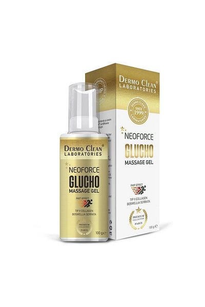 Dermo Clean Neoforce Glucho Gel Relaxing Massage Gel 100 ml Neoforce Glucosamine 90 Tablet Set