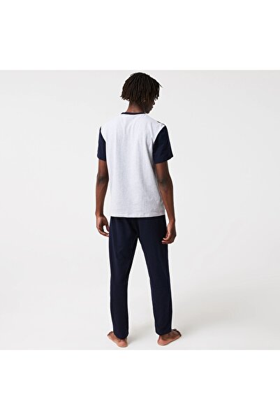Lacoste Colourblock aus Baumwolle oder Schlafanzug Pyjama Takımı