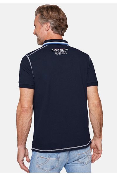 Camp David Poloshirt Laser Sailing Kurzarmshirt