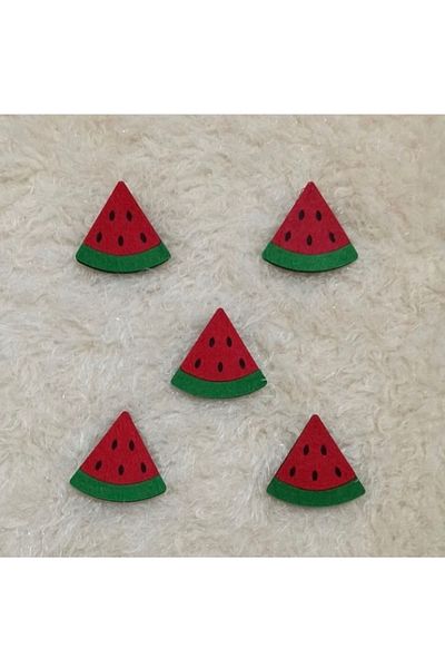 Hanzade Felt Watermelon Slice Figure 10 Pieces
