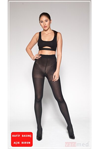 Varicease 7140 Comfort Ccl1 Hafif Basınç Külotlu Açık Burun Çorabı