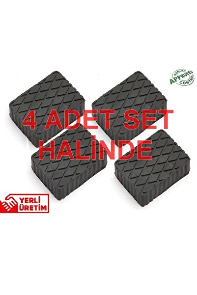 trimex Kauçuk Lift Takozu 160x120 Yükseklik 30mm 4 Adet