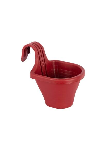 Dükkanönü Tombik Saksı Askılı Balkon Saksısı 3 Litre Tom No:1