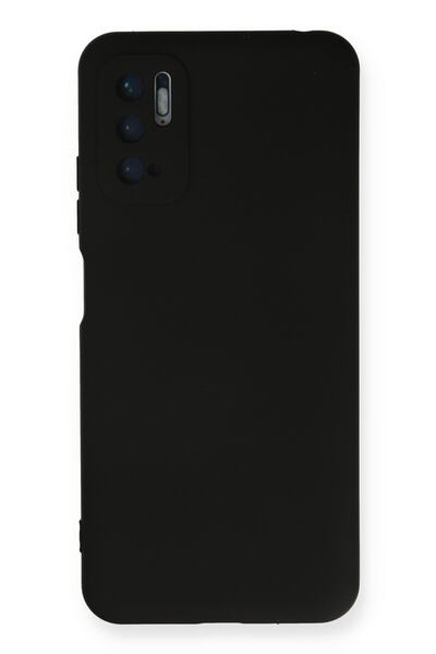 HappyCase Xiaomi Redmi Note 11 Se Kılıf Nano Içi Kadife Silikon - Siyah