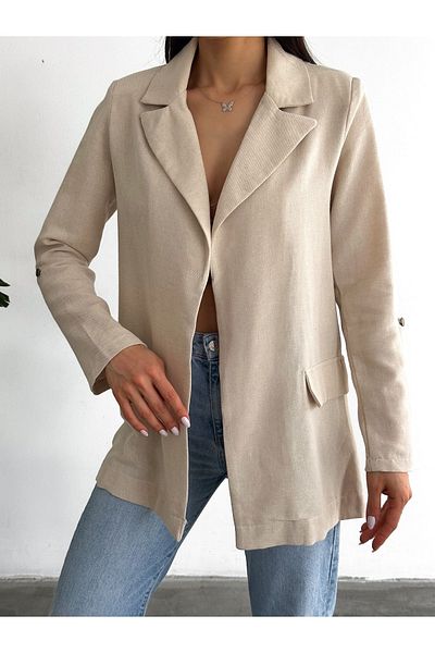 Noa slim 2025 denim blazer