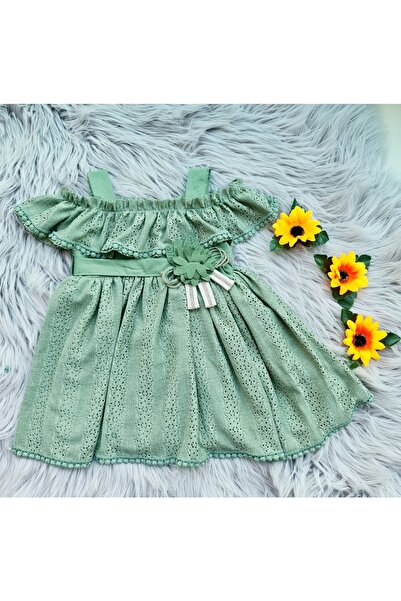 Panda Dantelli Askılı Elbise