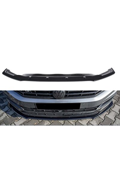 BatmanGarage Passat B8 Uyumlu Maxtone Ön Lip Tampon Eki Parlak Siyah 2015+