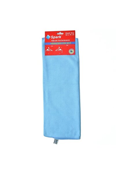 Spark (3 Τεμάχια) 2311 Πανί Μικροϊνών για Αυτόματο Στέγνωμα Και Καθαρισμό Γυαλιών 50x70 εκ. Μπλε - Πράσινο - Γκρι