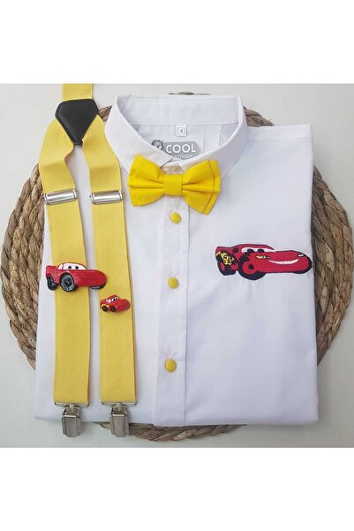 cool partyshop Şimşek Mc Kıyafet Askı Papyon Gömlek