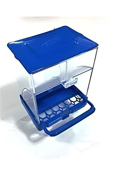 AYBİBO Smart Food Bowl Budgie - Quality Material (Blue)