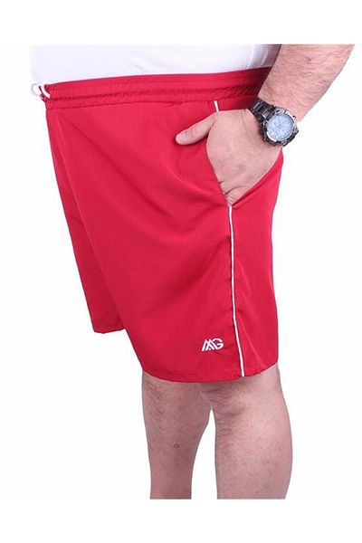 Starbattal Large Size Classic Swim Shorts 23677 Red