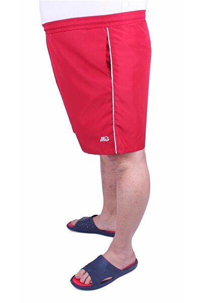 Starbattal Large Size Classic Swim Shorts 23677 Red