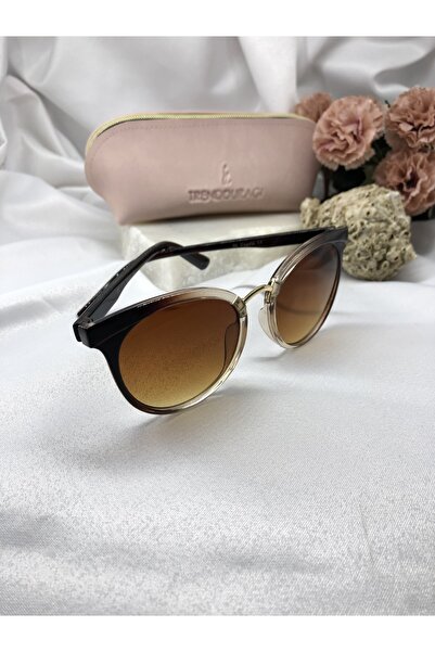 Di Caprio Lass Oval Gradient Brown Transitional Women's Sunglasses
