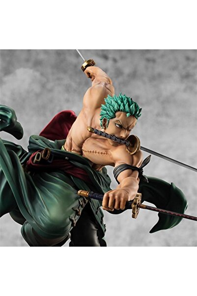 BySahra Roronoa Zoro Anime Figür - One Piece Üç Kılıç 21 Cm