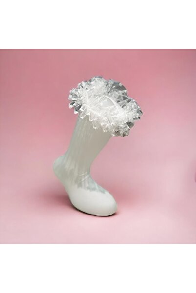 BATU GİYİM جوارب طويلة للركبة بتفاصيل توتو للفتيات