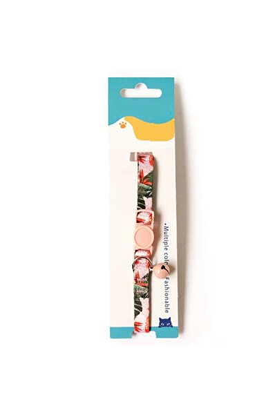 FloriaShopping Güvenlik Kilitli Kedi Tasması Küçük Çan Ile