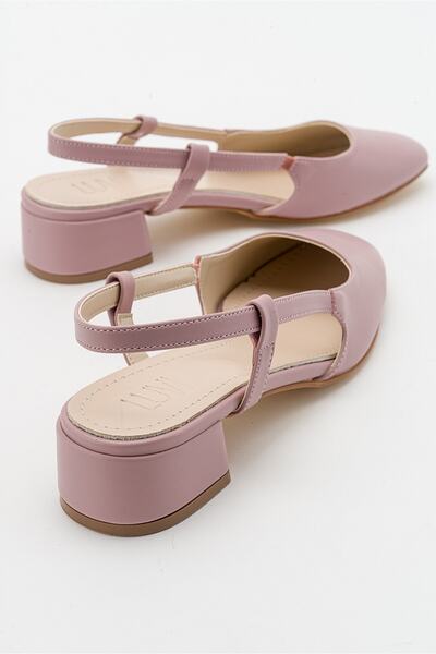 LuviShoes 66 Dusty Rose Skin Women's Heeled Sandals