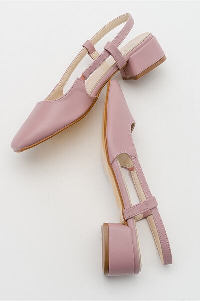 LuviShoes 66 Dusty Rose Skin Women's Heeled Sandals