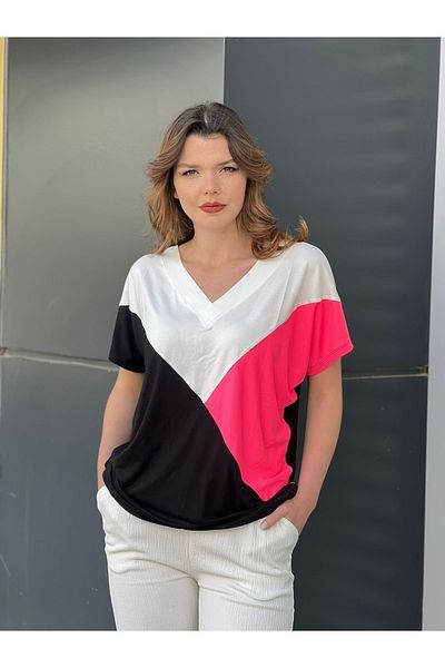 EMZAGİYİM Colorful Blouse Set - Three Shapes