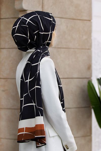 Vissona Γυναικείο σάλι Tan Luxury Medina Silk