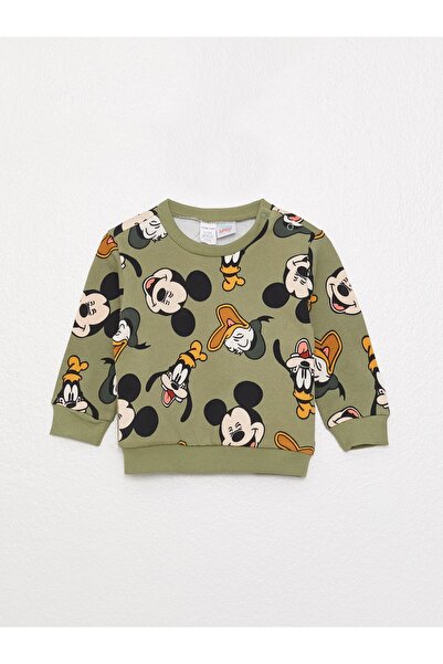 LC Waikiki Crew nyakú, hosszú ujjú Disney nyomott kisfiú pulóver és melegítőnadrág