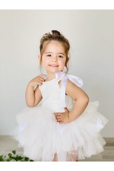 Tinypeople Kız Çocuk Kelebekli Tütü Elbise