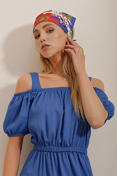 Trend Alaçatı Stili Bandana - Navy blue - Casual