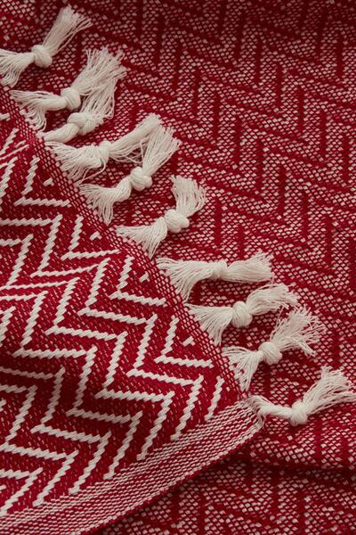 Karaca Home Glitz Çift Kişilik Yatak Örtüsü Kırmızı