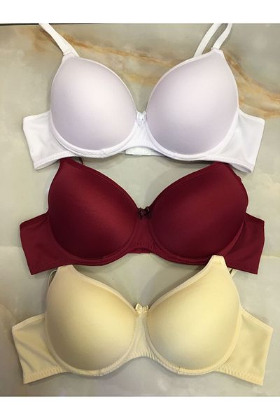 AVESŞENER Sutien fără sârmă, fără căptușeală, 3 buc