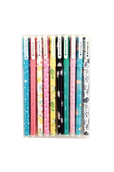 Art Tone Maxx Desenli Jel Kalem Seti 10'lu