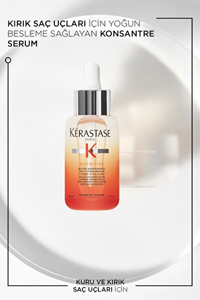 Kerastase Nutritive Nutri Supplement 72 Saat Nemlendirme Sağlayan Besleyici Kırık Uç Serumu 50 ml-5v2