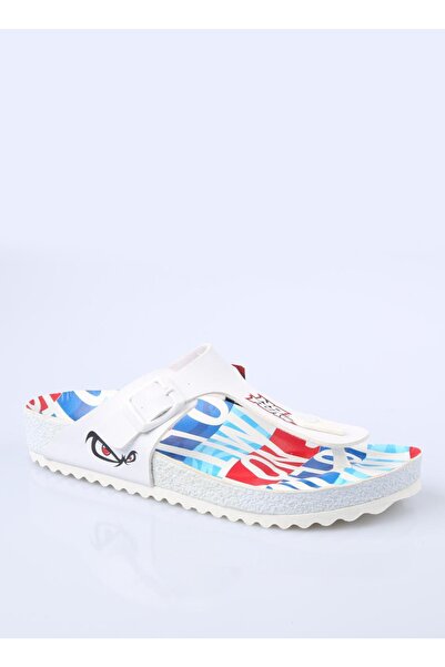 No Fear Lifestyle Ayak, 36, Beyaz - Mavi