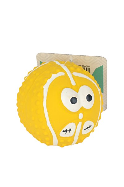 Flip Sesli Şaşkın Surat Top Köpek Oyuncağı 5cm