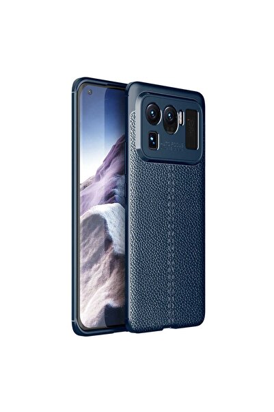 ZM STORE Xiaomi Mi 11 Ultra Kılıf Deri Yüzey Görünümlü Harika Kesim Niss Kapak